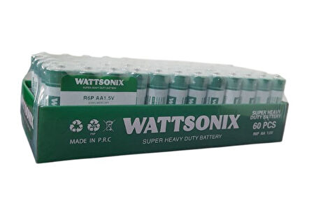 Wattsonix R6P AA Kalem Pil 60'lı