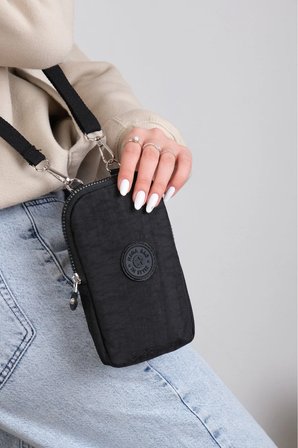 MEGA Çok Bölmeli Kadın Telefon Çantası ve Çapraz Askılı Mini Omuz Çantası