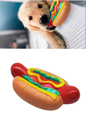 Hot Dog Sesli Köpek Oyuncağı