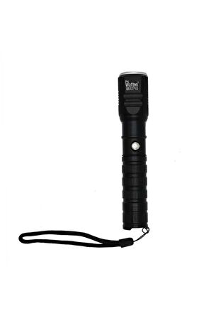 Watton Şarjlı Pilli Zoomlu El Feneri Wt-087 (trendtahtakale)