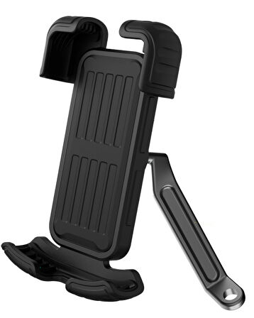  Motorsiklet Telefon Tutucu – 360° Döner, Sabitleyici & Kaymaz Aparat & Universal & Ayna Aparatlı