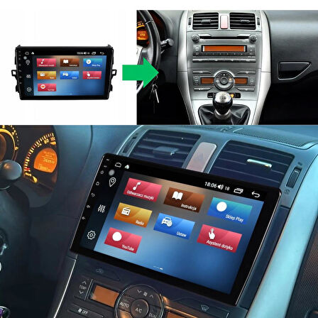 Toyota Auris Android Multimedya Sistemi 4-64 Myway(2007-2012)