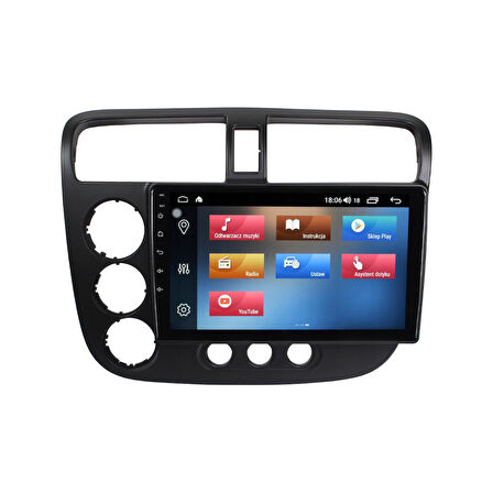 Honda Civic V-Tech 2 Android Multimedya Sistemi 6-128 Myway(2001-2006)