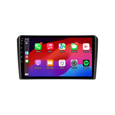 Audi A3 Android Multimedya Sistemi 6-128 Myway(2005-2013) 