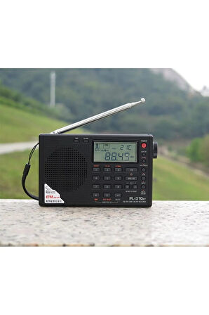 Tecsun PL-310ET Taşınabilir Radyo Yüksek Sinyal Gücü FM/AM/SW/LW Dijital LED Ekranlı Stereo Alıcı Tam Bant Radyo PL310