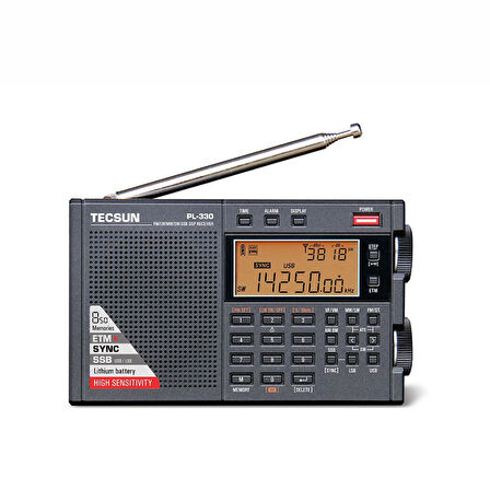 Tecsun PL-330 FM/MW/SW/ssssb DSP tam bant radyo çok fonksiyonlu taşınabilir radyo alıcıları yüksek hassasiyet radyo PL330