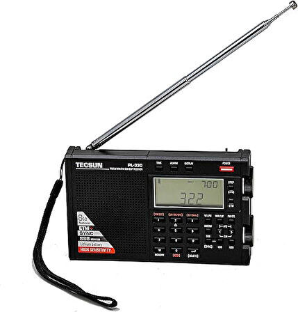 Tecsun PL-330 FM/MW/SW/ssssb DSP tam bant radyo çok fonksiyonlu taşınabilir radyo alıcıları yüksek hassasiyet radyo PL330