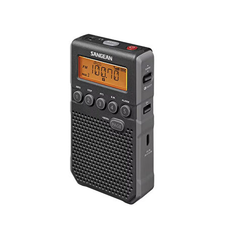 Sangean DT-800C Taşınabilir İki Bantlı Radyo Bandı Alıcısı AM / FM / Şarj Edilebilir Cep Radyosu FM Alıcısı