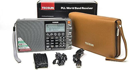 Tecsun PL880 Taşınabilir Dijital Pll Çift Dönüşümlü Am/fm