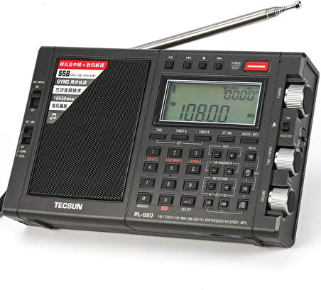 Tecsun PL-990 Dijital Dünya Radyosu