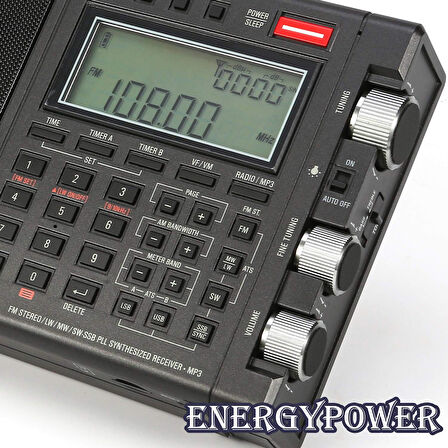 Tecsun PL-990 Dijital Dünya Radyosu