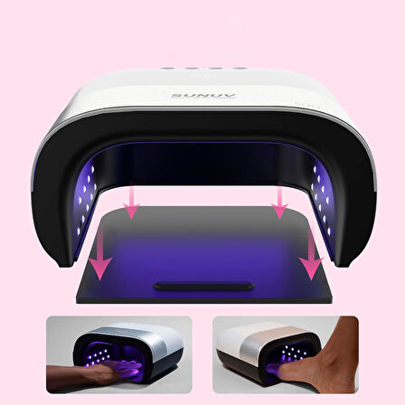 SUNUV Sun3 Manikür Tırnak Kurutucu UV Led Lamba Beyaz 48w