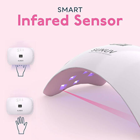 SUNUV Sun8 Portatif Manikür Tırnak Kurutucu UV Led Lamba 36w