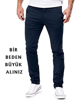 Erkek Chino Pantolon Mevsimlik Gabardin - 401-1