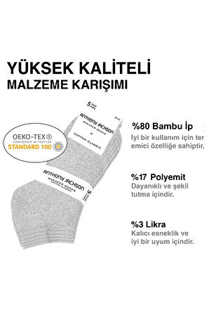 10'lu Kutu Bambu Premium Dikişsiz Bay - Sneaker Çorap