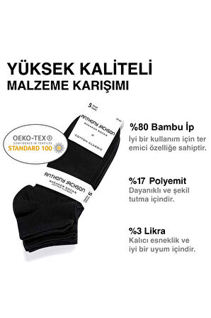 Unisex 10'lu Kutu Bambu Premium Dikişsiz Bay - Sneaker Çorap