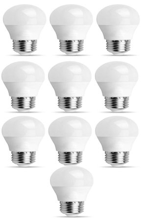Şahnet 6W E27 Mini Top Ampul 3000K Sarı Işık 10 Adet Minik Avize Lambası