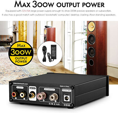 Nobsound G2 PRO TPA3255 Hi-Fi 300 W Subwoofer Güç Amplifikatörü