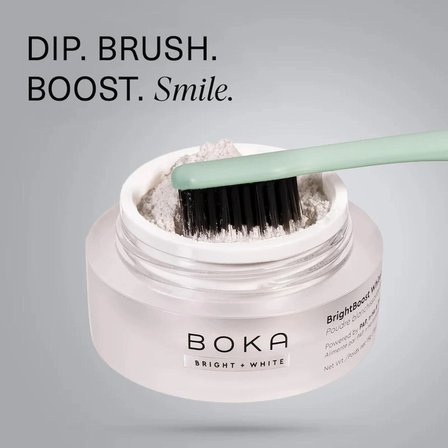 BrightBoost Peroxide-Free Whitening Powder 15g Beyazlaştırıcı Pudra Limonotu Nanesi