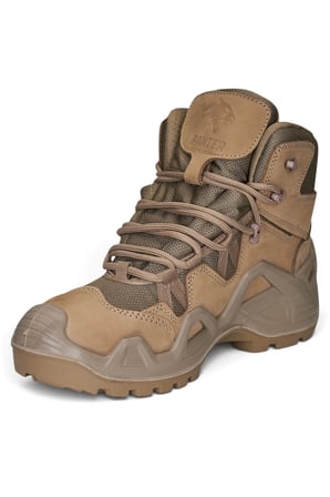 Günlük Erkek Bej Hakiki Deri Bot Bağcıklı Tırtık Kaymaz Taban Outdoor Ayakkabı X03