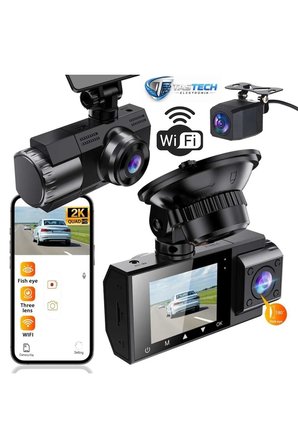Araç İçi Kamera 2K Ultra HD Net Görüş 180° - Sony Lens, CMOS Sensör Gece Görüşlü Araç Kamerası