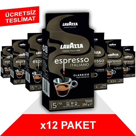Espresso Classico Italiano Filtre Kahve (250gr) x12