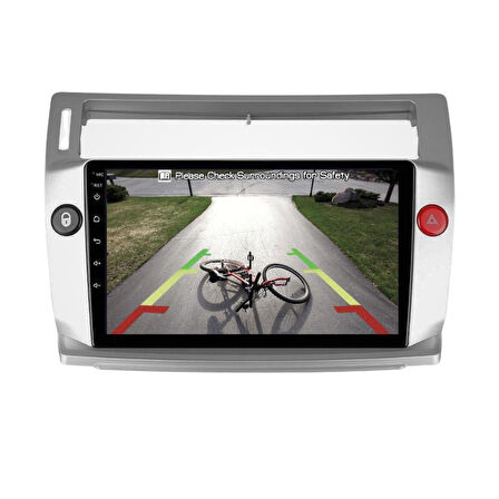Citroen C4 Android Multimedya Sistemi 4-64 Cadence (2005-2011) + Dört Bölge 360 Derece Kamera Sistemi Hediye