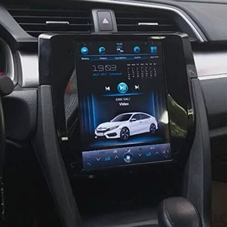 Honda Civic FC5 2K Görüntü Kaliteli Tesla 9.7 Inch Multimedya Sistemi 4+64 Myway (2016-2020)