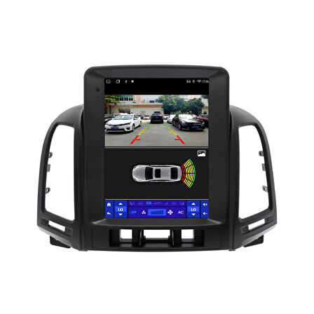 Hyundai Santa Fe 2K Görüntü Kaliteli Tesla 9.7 Inch Multimedya Sistemi 4+64 Myway (2006-2012)