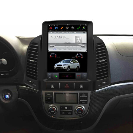 Hyundai Santa Fe 2K Görüntü Kaliteli Tesla 9.7 Inch Multimedya Sistemi 4+64 Myway (2006-2012)