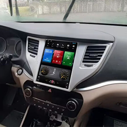 Hyundai Tucson 2K Görüntü Kaliteli Tesla 9.7 Inch Multimedya Sistemi 4+64 Myway (2015-2017)