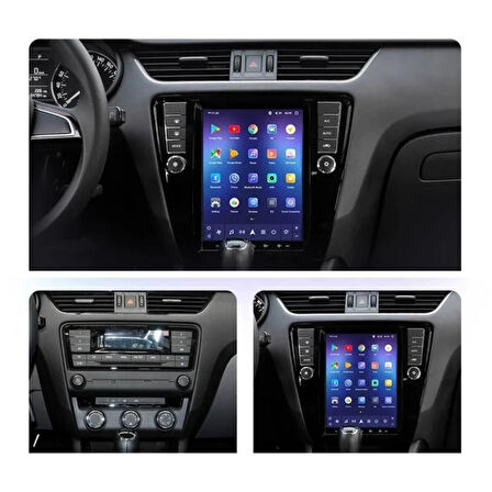 Skoda Octavia 2K Görüntü Kaliteli Tesla 9.7 Inch Multimedya Sistemi 4+64 Myway (2013-2019)