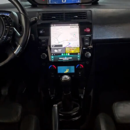 Citroen C4 (Siyah Çerçeveli) 2K Görüntü Kaliteli Tesla 9.7 Inch Multimedya Sistemi 4+64 Myway (2005-2011)