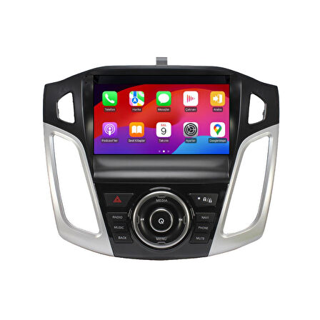 Ford Focus 3-3.5-4 ( Gri Izgaralı)2K Görüntü Kalitesi Android 15 Multimedya Sistemi 8+256 Myway 