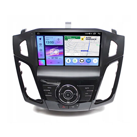 Ford Focus 3-3.5-4 ( Siyah Izgaralı)2K Görüntü Kalitesi Android 15 Multimedya Sistemi 8+256 Myway (2011-2018)