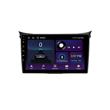 Hyundai İ30 2K Çözünürlükte Ekran Android 15 Multimedya Sistemi 8+256 Myway (2012-2017)