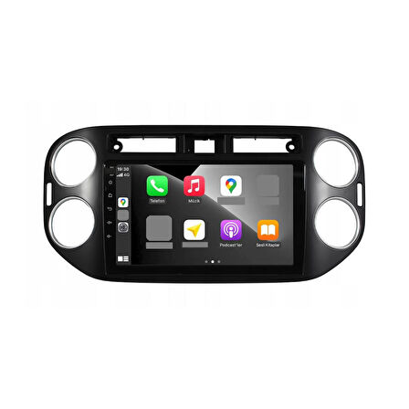 Volkswagen Tiguan 2K Görüntü Kalitesi Android 15 Multimedya Sistemi 8+256 Myway (2007-2015)