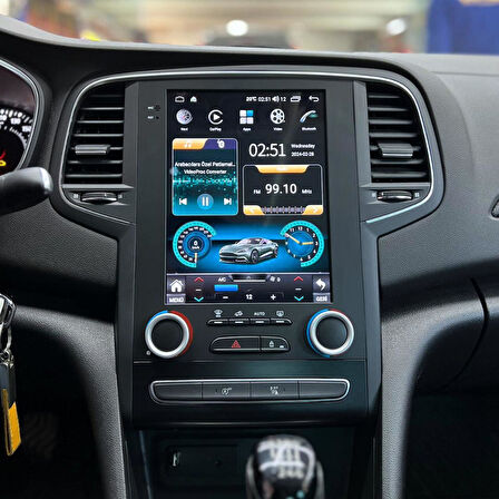 Renault Megane 4 2K Görüntü Kaliteli Tesla 9.7 Inch Multimedya Sistemi 8+256 Myway (2016-2025)