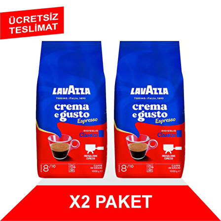 Crema e Gusto Classico Çekirdek Kahve (1000gr) x2