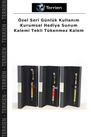 Özel Seri Günlük Kullanım Kurumsal Hediye Sunum Kalemi Tekli Tükenmez Kalem