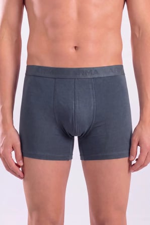 Özel Seri 6'lı Paket Erkek Pamuklu Likralı Esnek Kumaş Füme Boxer Günlük Casual Hediyelik