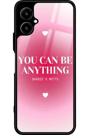 Omix X3 Uyumlu Barbies Motto Yazılı Parlak Silikon Kılıf