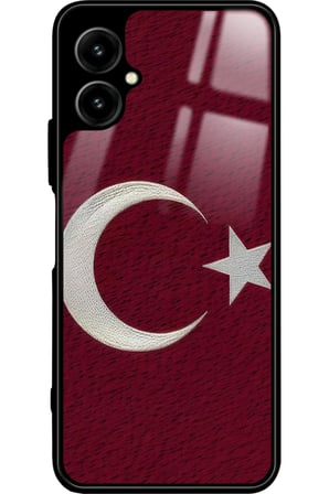 Omix X3 Uyumlu Türk Bayrağı Tasarımlı Parlak Silikon Kılıf