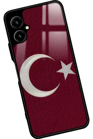 Omix X3 Uyumlu Türk Bayrağı Tasarımlı Parlak Silikon Kılıf