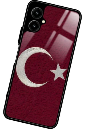 Omix X3 Uyumlu Türk Bayrağı Tasarımlı Parlak Silikon Kılıf