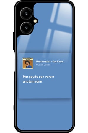 Omix X3 Uyumlu Müslüm Gürses Şarkı Sözü Tasarımlı Parlak Silikon Kılıf