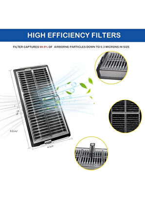 Dreame X40 ve L40 robot vacuum cleaner uyumlu yedek parça aksesuar seti