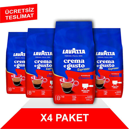 Crema e Gusto Classico Çekirdek Kahve (1000gr) x4