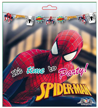 Özel Seri Giriş Oda 3D ÖRÜMCEK ADAM ZARF BANNER