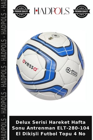 Delux Serisi Hareket Hafta Sonu Antrenman ELT-280-104 El Dikişli Futbol Topu 4 No